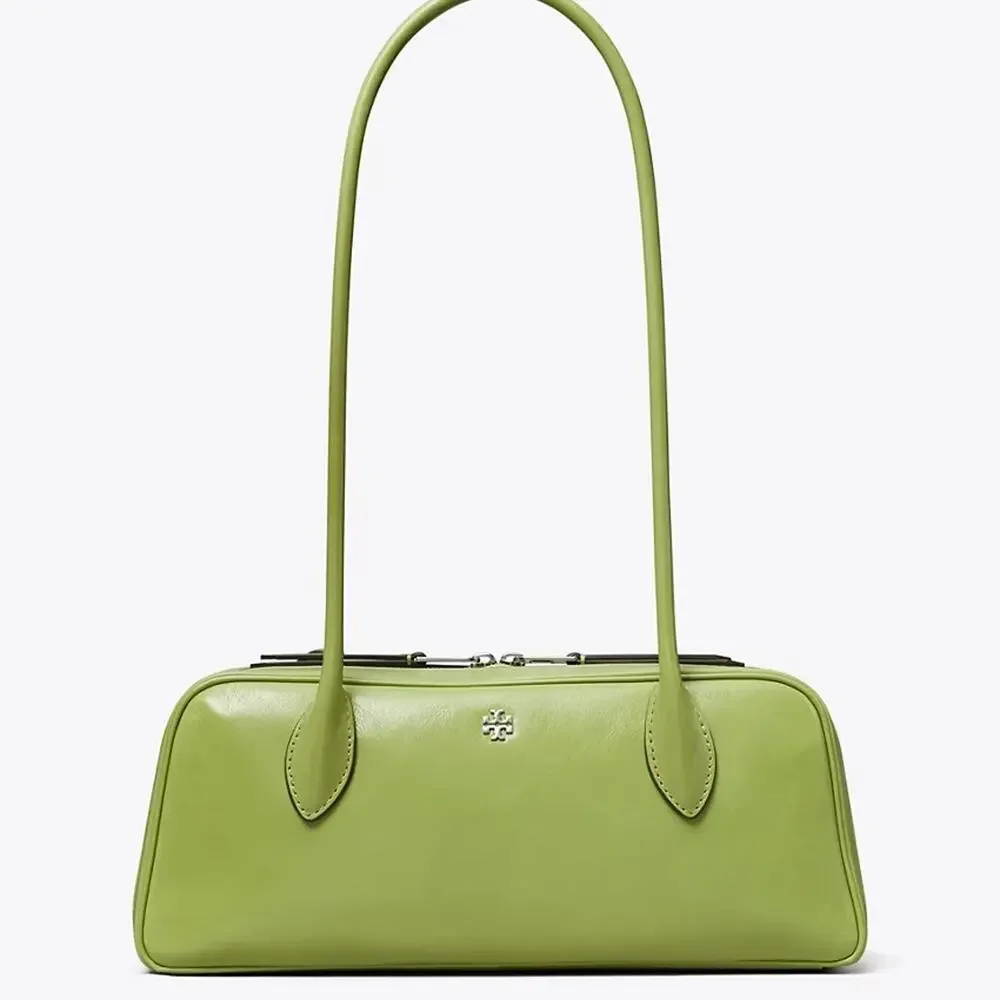 Tory Burch Rory Glazed Box Satchel 188220 $450 Frond